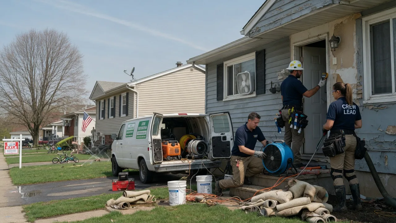 Flood Cleanup in Franklin Furnace, OH near me