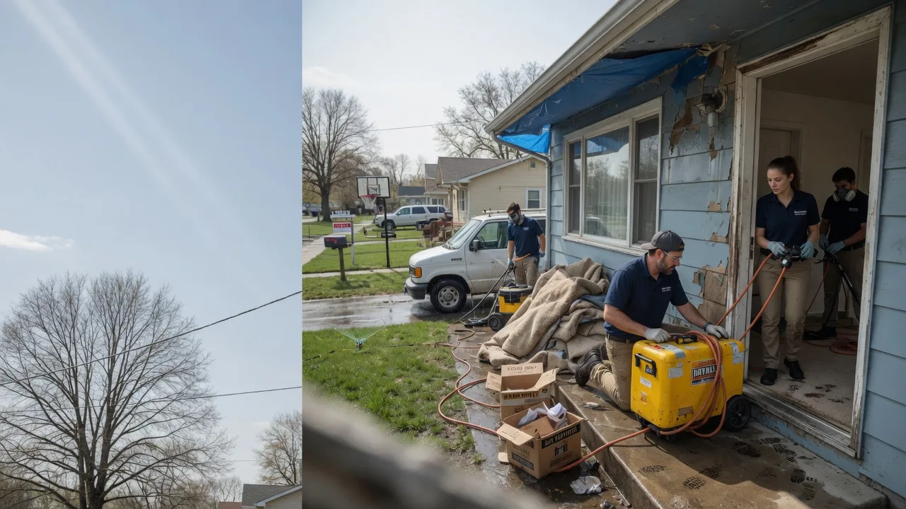 Basement Flood Cleanup in Franklin Furnace, OH near me